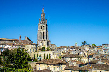 Fototapeta na wymiar view of Saint Emilion, Bordeaux, France