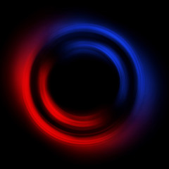 Red-blue circle