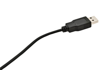 USB cable. Isolated on white background