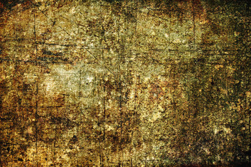 Abstract grunge background: scratches, dirt, rust and spots