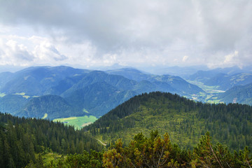 Beautiful landscape in Steinplatte mountain, Waidring, Bavarian Alps, Austria
