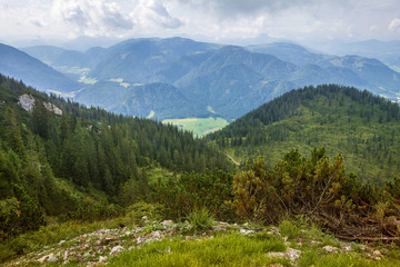 Fototapeta na wymiar Beautiful landscape in Steinplatte mountain, Waidring, Bavarian Alps, Austria