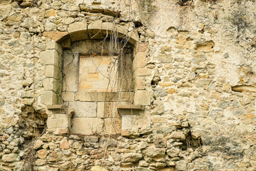 Crumbling wall