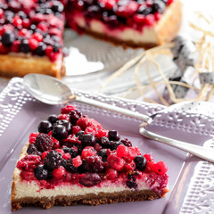 cheesecake aux fruits rouges 5 