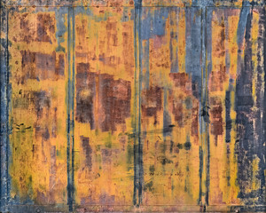 Rusted metal gate, Penang, Malaysia