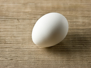 egg on a wooden background