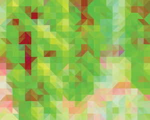Multicolor triangles.