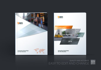 Brochure template layout, cover design annual report, magazine, 
