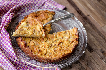 gâteau invisible aux pommes (tarte)