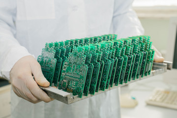 Factory for the production of chips. Technological process.