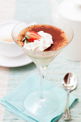Tiramisu, traditional Italian dessert 
