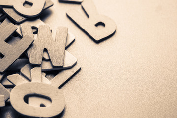 Wood Letters