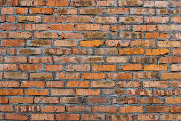 Old dirty brick wall pattern texture