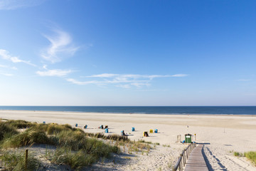 Weg zum Strand auf Juist