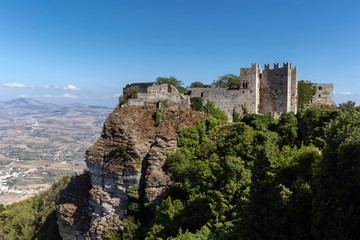 Fototapeta na wymiar Medieval Venus Castle in Erice, Sicily
