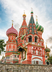 Fototapeta na wymiar Saint Basil's Cathedral on Red Square in Moscow, Russia