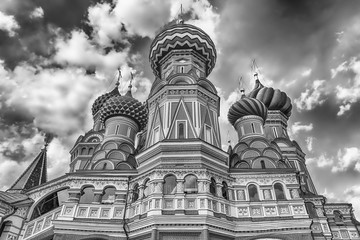 Saint Basil's Cathedral on Red Square in Moscow, Russia