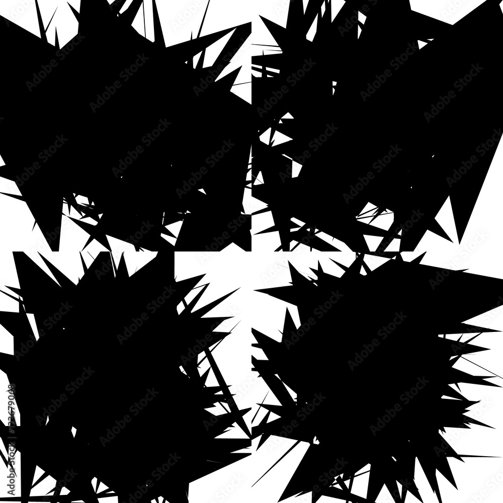 Poster grungy, edgy texture with random elements - abstract illustratio