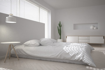 White minimal bedroom
