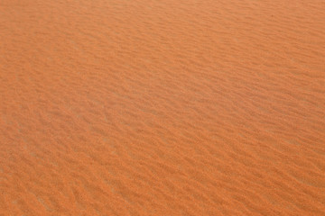 Background red desert sand in Dubai at sunset