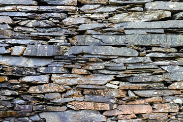 Weathered old slate wall background