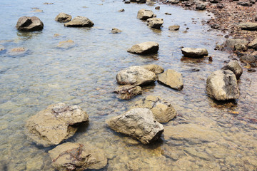 Coastline of the tropical island Koh Chang