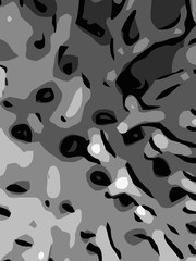 abstract art background filled with circular and linear forms