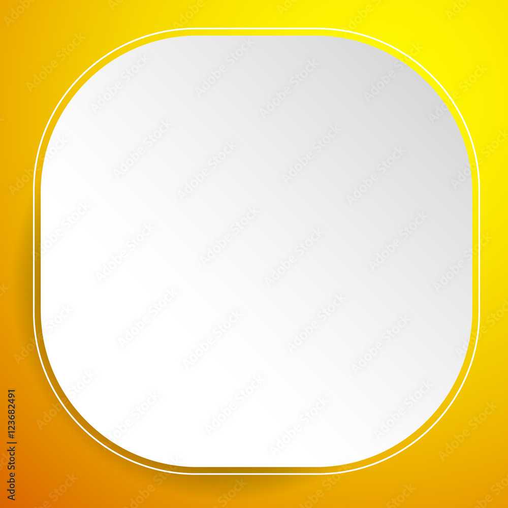 Poster Badge, button shape with blank space. Background for your text,