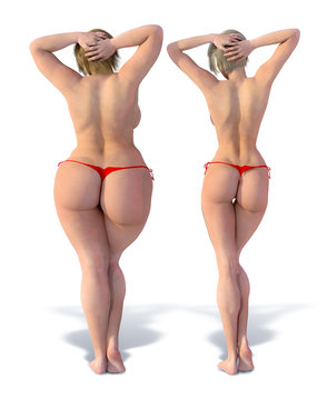 Thin versus Fat from Behind