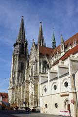 Fototapeta premium Regensburger Dom St. Peter