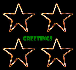 Abstract creative greetings Christmas scene  © Chris