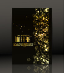Template design for cover. Banner in A4 size. Abstract background. Vector, illustration.