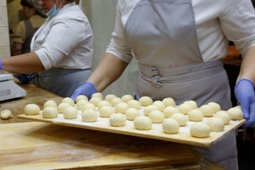 confectionery factory. production of confectionery. pastries, marshmallows, sweets
