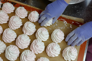 confectionery factory. production of confectionery. pastries, marshmallows, sweets