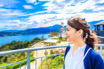 女性 旅行者 © beeboys