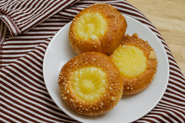 Custard Bun for Coffee Break.
