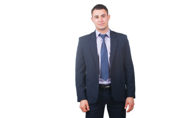 Handsome young businessman