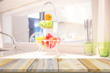 Blur Kitchen Room of The Background (Kitchen foom for use backgr