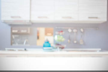 Blur Kitchen Room of The Background