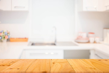 Blur Kitchen Room of The Background