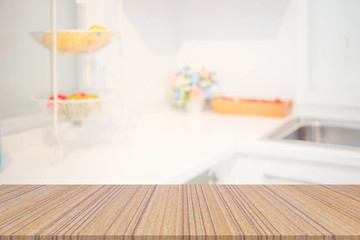 Blur Kitchen Room of The Background