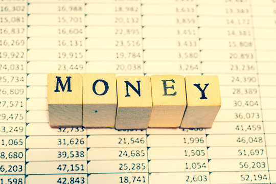 MONEY on spreadsheet