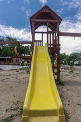 slide on the playground