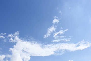 blue sky with clouds