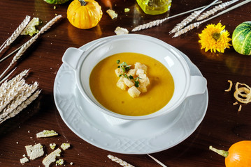 pumpkin cream soup