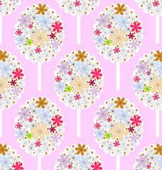 Geometric patterns floral