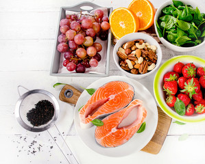 Food rich in antioxidant.