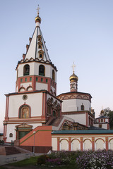 Fototapeta na wymiar the church in in Irkutsk ,russian federation