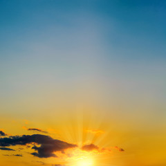 sunset sky 