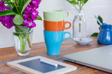 Beautiful Work Desk Still Life
